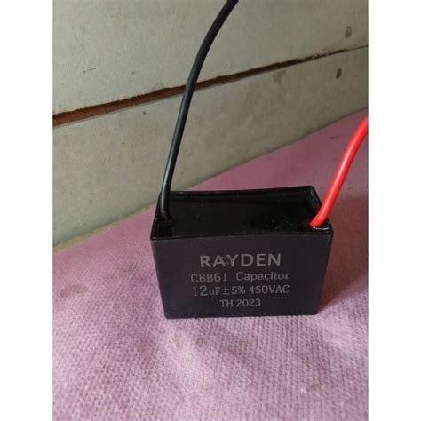 Jual Kapasitor Kulkas Mesin Cuci Pompa Air 12uf 450v Rayden Shopee