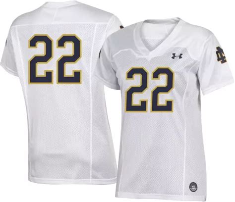 Under Armour Womens Notre Dame Fighting Irish White Replica Football