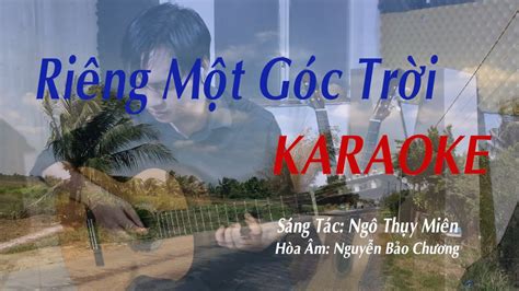 Ri Ng M T G C Tr I Karaoke Tone Nam Youtube