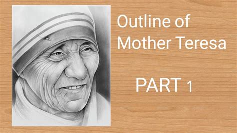 Mother Teresa Full Sketch Outline 🔥how To Draw Mother Teresa Face 🤔