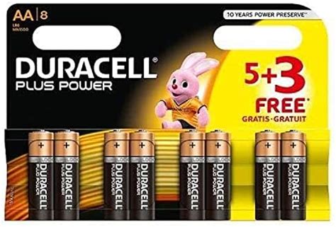 Duracell Plus Power Pila Alcalina Aa Unidades Gratis