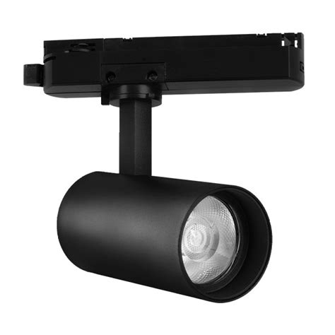 Spot Pe Sina LED 30W 3000K Negru Braytron Savelectro