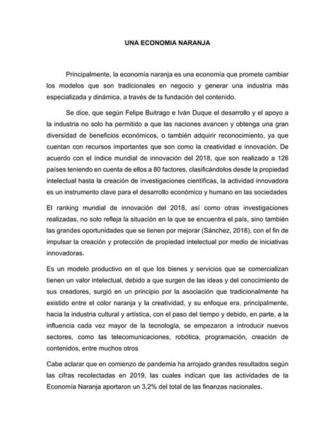 Economia Naranja Pdf