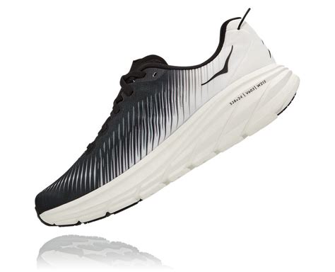 Hoka Hombre Rincon 3 Black White — Tri For Fun