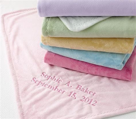 pottery barn baby blanket personalized - Amiee Blackwell