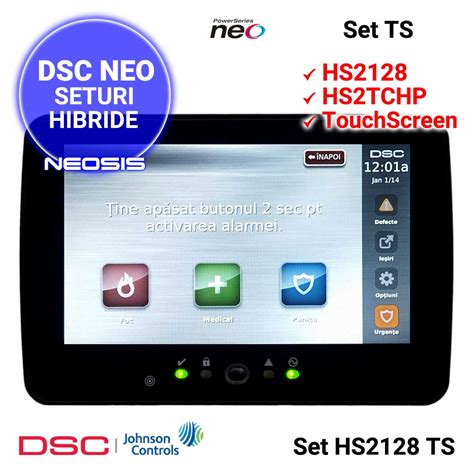 Centrala Neo Hs Si Touchscreen Hs Tchp Neosis Ro