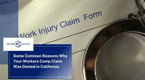 Reasons Why Workers Comp Claim Gets Denied In