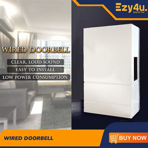 Evenzo Lemax Doorbell Wired Chime Loceng Pintu Pakai Wayar Suis Loceng