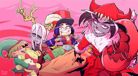 Merry Scary Christmas By Berebearart On Deviantart