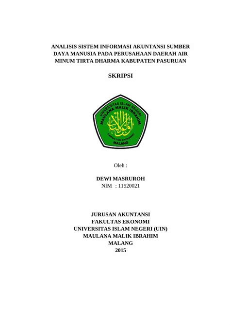 Pdf Skripsi Etheses Uin Malang Ac Idetheses Uin Malang Ac Id