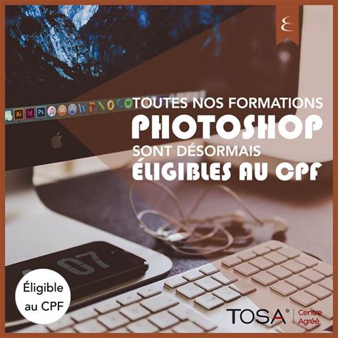 Info du jour Nos formations Photoshop éligibles au CPF code CPF