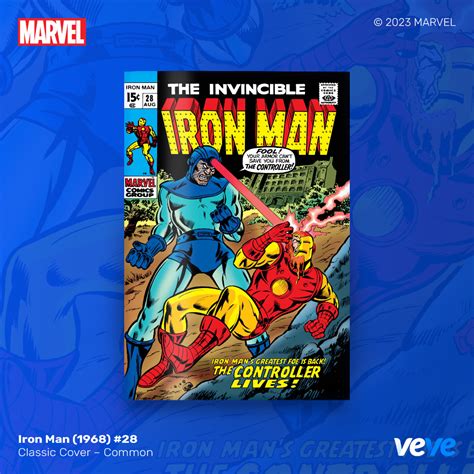 Marvel Digital Comics Iron Man 1968 28 VeVe Digital Collectibles