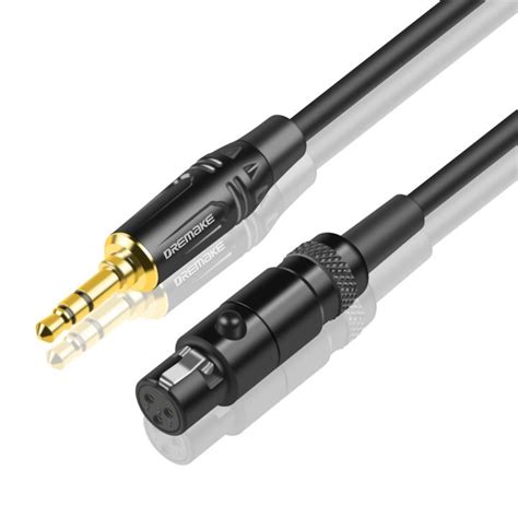 Dremake Jack Mm To Pin Mini Xlr Cable Trs Inch Aux Stereo