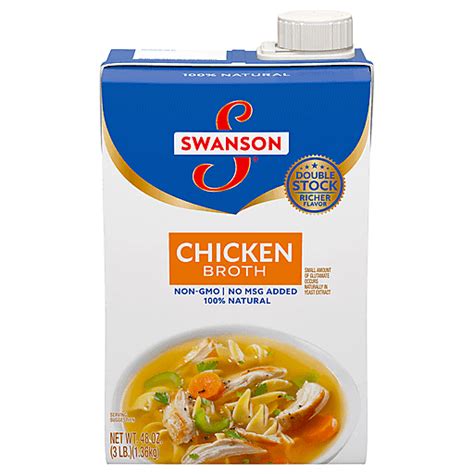 Swanson Chicken Broth 48 oz | Broth & Soup Stock | Festival Foods Shopping