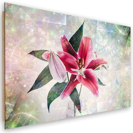 Quadro Deco Panel Lily Rosa 90x60