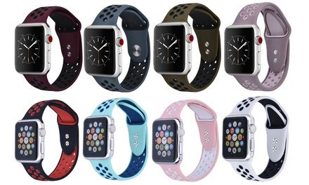 Breathable Sport Band for Apple Watch Series 1, 2, 3, 4, 5, and Sport ...