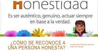 Honestidad PPT