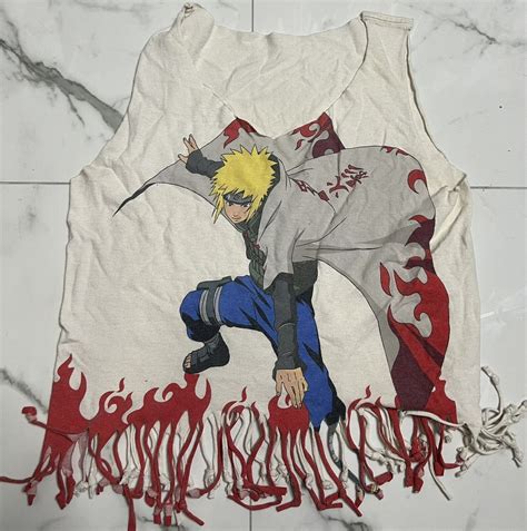 Vintage Minato Namikaze Naruto Shonen Jump T Shirt Si Gem