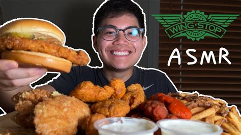 Asmr Mukbang🍟🍗 Wingstop Crispy Chicken Tenders Boneless Wings Fries No Talking Nexoloft