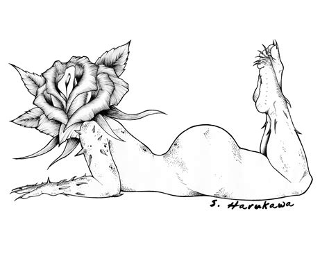 Flower Girl Pinup 01 By Scottharukawa Hentai Foundry