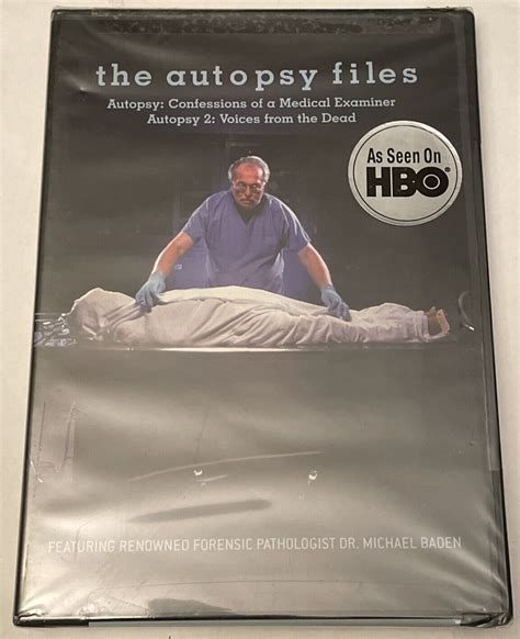 The Autopsy Files Confessions Of A Medical Examiner Voices From The