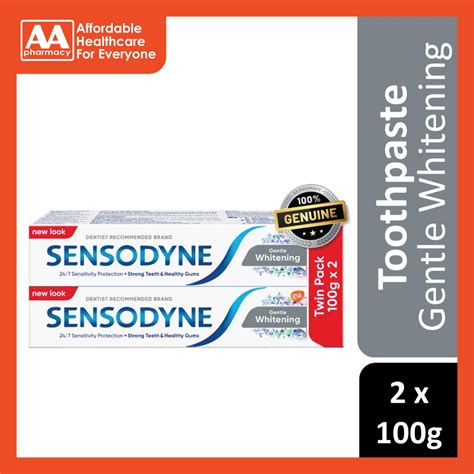 Sensodyne Gentle Whitening Toothpaste 100g X 2 Shopee Malaysia