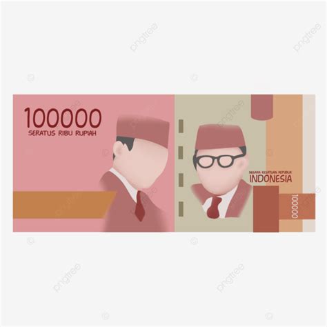 Rupiah Money Or Indonesian Flat Design Illustration Rupiah Indonesian