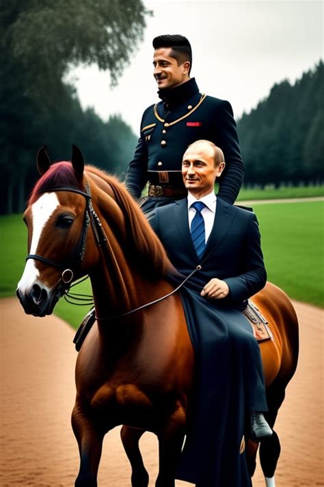 Putin Riding A Horse