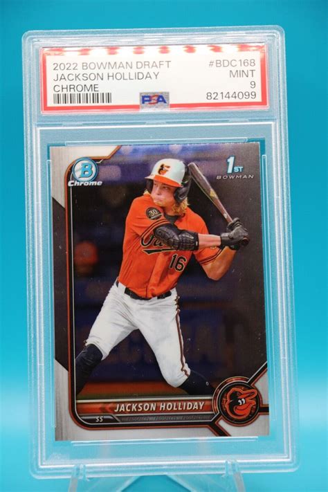 Bowman Draft Chrome Jackson Holliday St Bowman Psa Mint Bdc