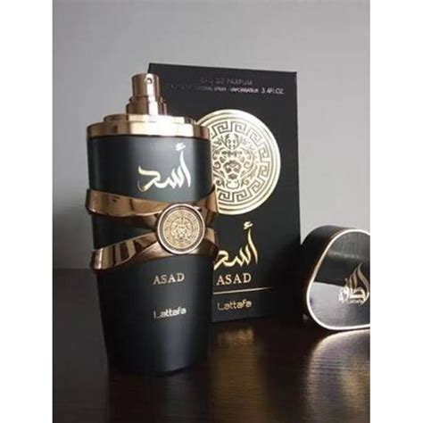 Lattafa Asad Eau De Parfum 100ml Masculino Fragrância Luxuosa E