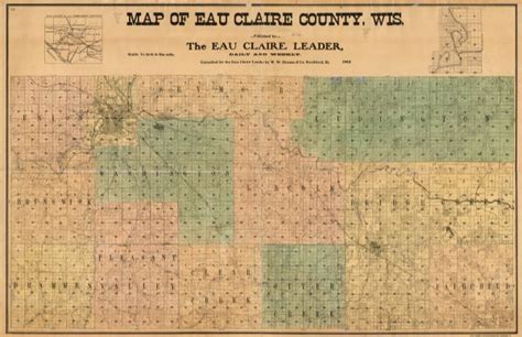 Map Of Eau Claire County Wisconsin Map Or Atlas Wisconsin