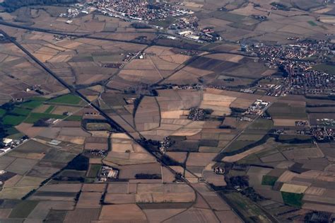 Premium Photo | Po river valley italy aerial view panorama