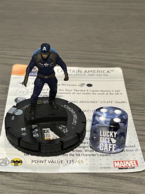 Marvel Heroclix Captain America Winter Soldier 001 Captain America Ebay