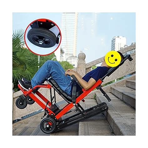 FBKPHSS Fauteuil Roulant Electrique Monte Escaliers Pliants Portab