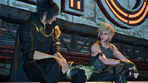 Final Fantasy Xv Noctis And Prompto Have A Small Talk At The Motel