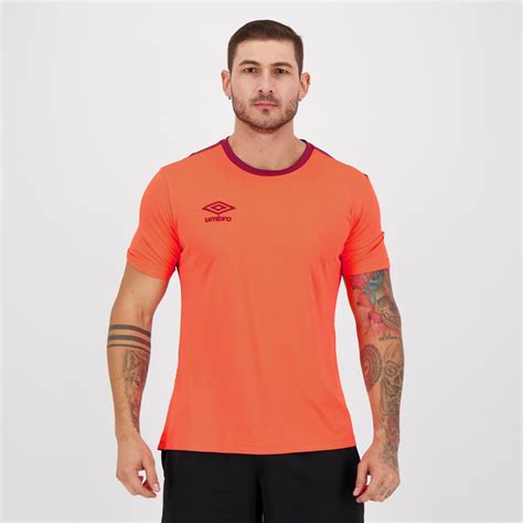 Camisa Umbro TWR Speed New Coral E Vinho FutFanatics