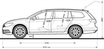 Vw Passat Viii Variant Gte Abmessungen Technische Daten L Nge