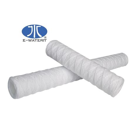 Pp Yarn String Wound Water Filter Cartridges For Pre Filtration Pp