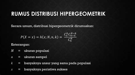 Distribusi Hipergeometrik Ppt