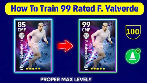 How To Train Max F Valverde In Efootball Mobile Valverde