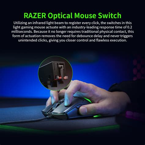 Razer Viper Mini Gaming Mouse 8500DPI Optical Sensor Chroma RGB Wired ...