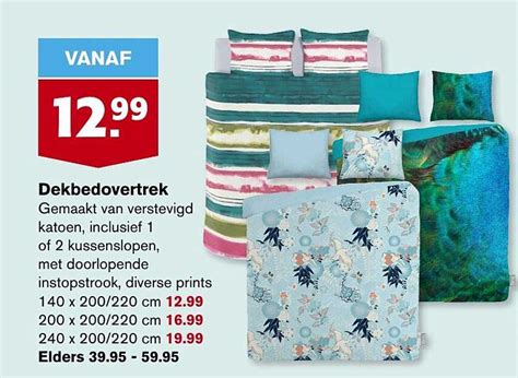 Dekbedovertrek Aanbieding Bij Hoogvliet 1Folders Nl