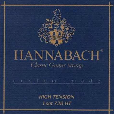 Encordado Hannabach 728ht Custom Made High Tension G Clasica MercadoLibre