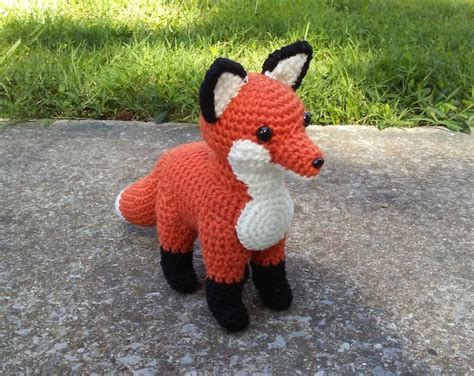 Plush Crochet Fox - Etsy