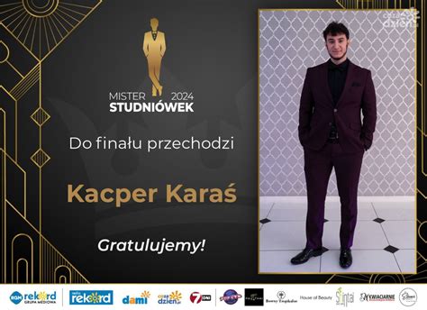 Mister Studniówek 2024 Drugi finalista