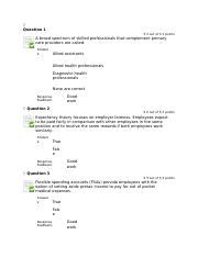 Hsa Quiz Chp Docx Question Out Of Points A Broad