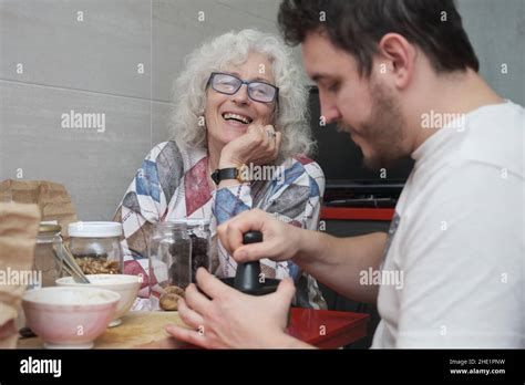 Mature Mom Adult Son Hi Res Stock Photography And Images Alamy