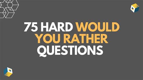 75 Hard Would You Rather Questions [2024]