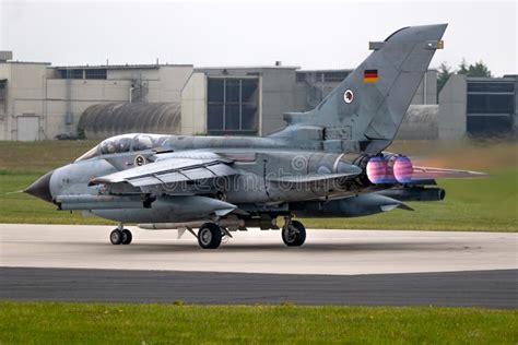 German Air Force Panavia Tornado Fighter Bomber Jet Plane Editorial