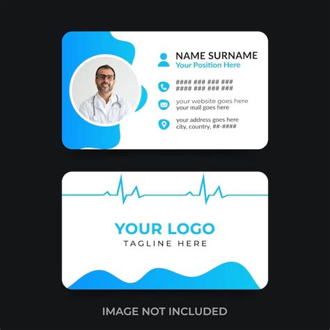 Premium Vector Modern Medical Doctor Business Card Template